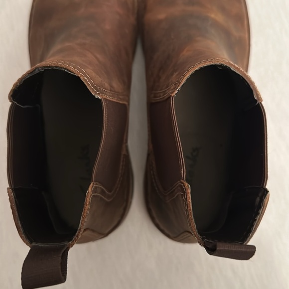 Clarks Brown Bushacre Hill Clarkdale Easy Boots Men's US Size 11.5 - Picture 10 of 12